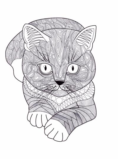 Cats­7. Очаровательные котята. Творческая раскраска