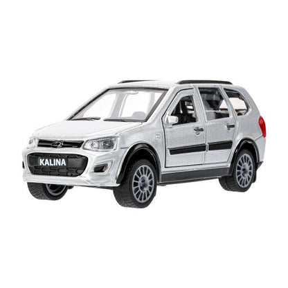 Машина металл LADA kalina cross 12 см, дв, багаж, инерц., кор. Технопарк в кор.2*24шт