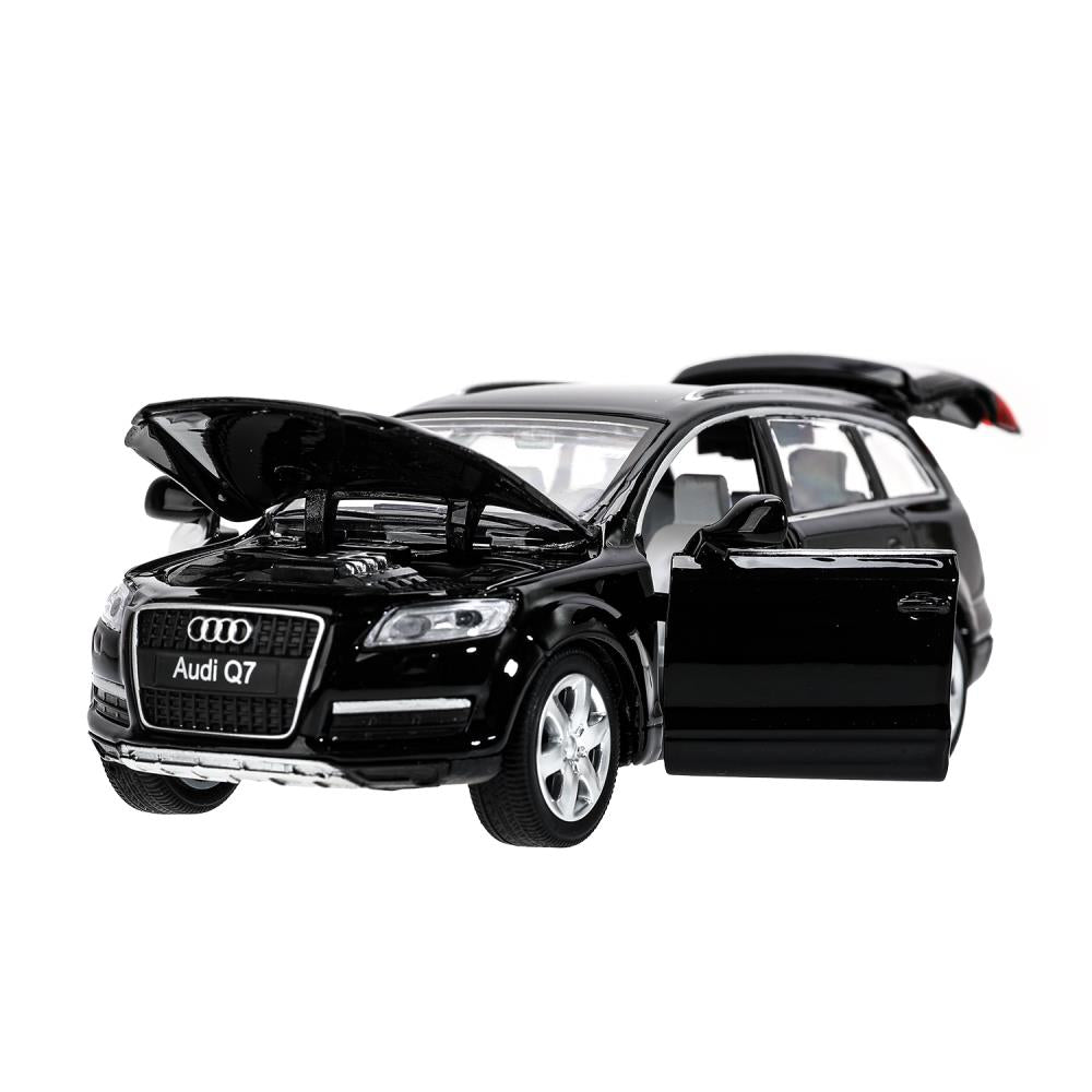 Машина металл свет-звук AUDI Q7, 15,4 см, двери, капот, багажник, инерция Технопарк в кор.2*24шт