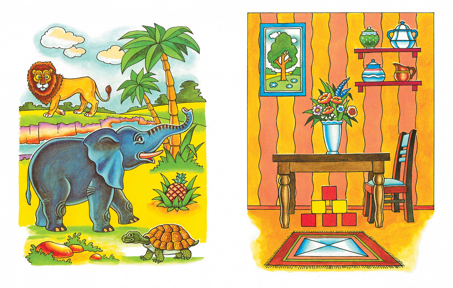 Запомни картинки (3-4 года)