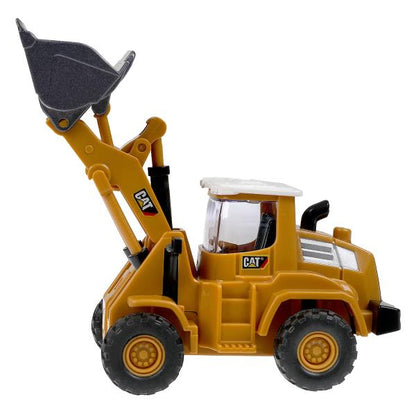 Модель металл ПОГРУЗЧИК лицензия cat 12,5см инерц., подв.дет. - в кор.2*72шт