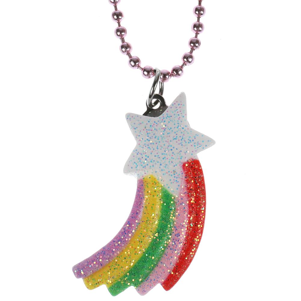 Аксессуары д/девочек СКАЗОЧНЫЙ ПАТРУЛЬ кулон радуга в пак. МИЛАЯ ЛЕДИ уп-10шт в кор.100уп