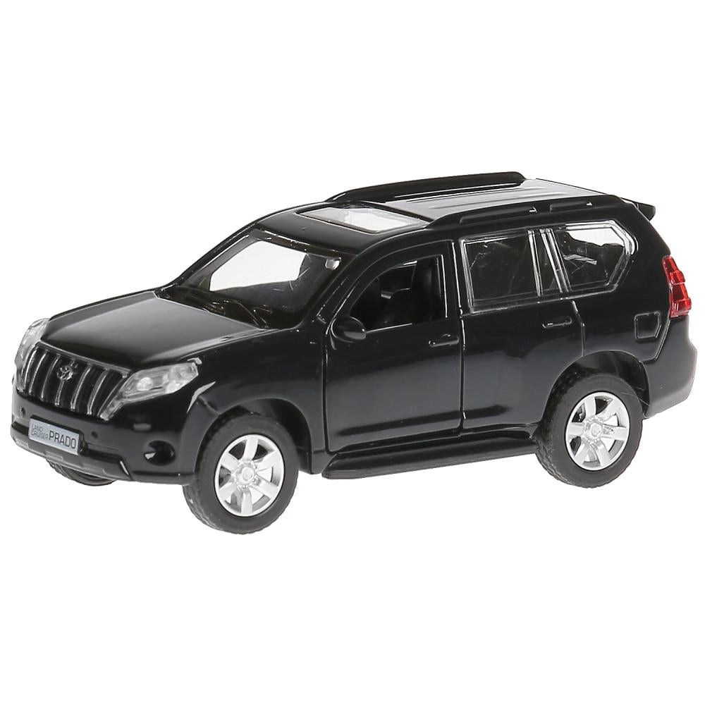 Машина металл "TOYOTA PRADO", длина 12см, открыв. двери, инерц, ЧЁРНЫЙ в кор. Технопарк в кор.2*36шт