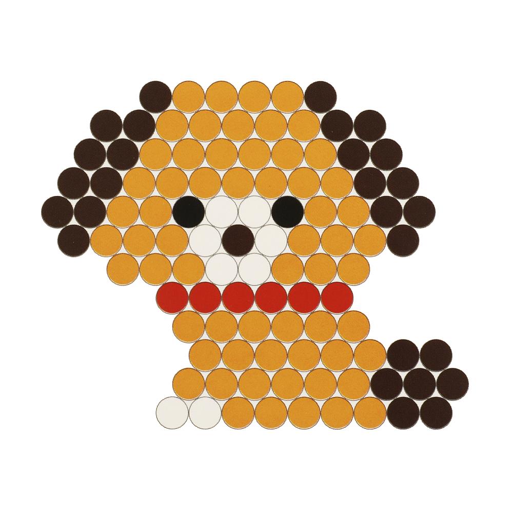 Аквамозаика 100 бусин собака МУЛЬТИ АРТ в кор.48шт