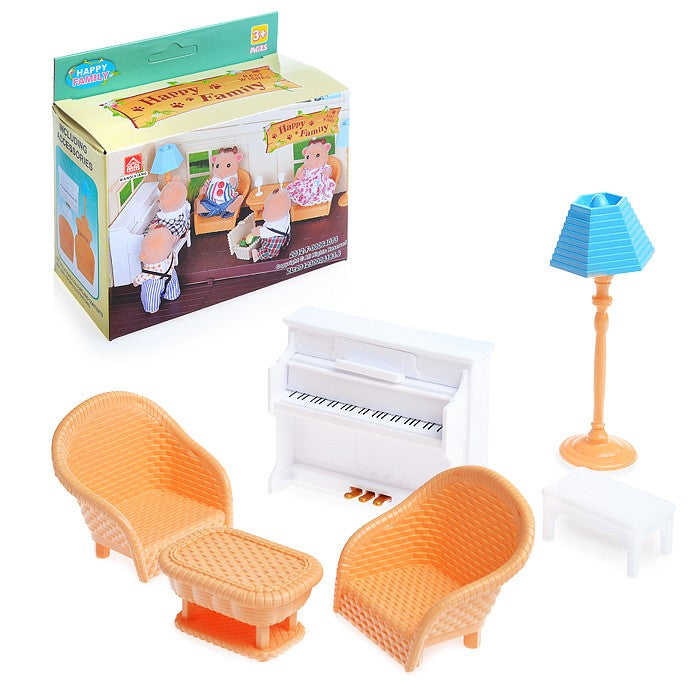 "HAPPY FAMILY" Мебель для персонажей в кор. арт.1038008/012-09B