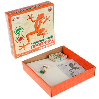 Эволюционный прогресс. Настольная игра-квадрат. 40 карточек. 250х250х55мм. Умные игры в кор.10шт