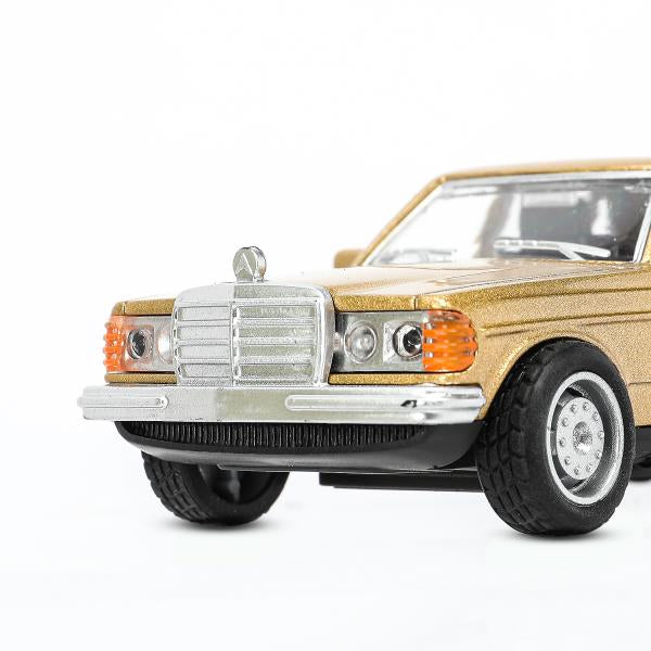 Модель металл MERCEDES-BENZ w116 12,5см инерция, двери Технопарк в кор.2*120шт