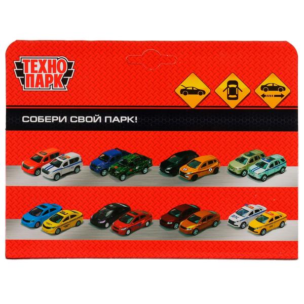 Машина металл BMW X6 ПОЛИЦИЯ длина 12 см, двери, багаж, инерц, белый, кор. Технопарк в кор.2*36шт