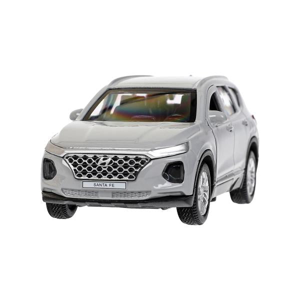 Машина металл HYUNDAI SANTAFE 12 см, двери, багаж, инерц, темно серый, кор. Технопарк в кор.2*36шт