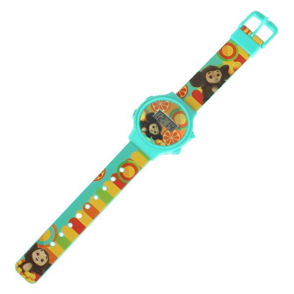 Часы Чебурашка показывают время и дату, блист.28*8*1см ИГРАЕМ ВМЕСТЕ в кор.4*120шт