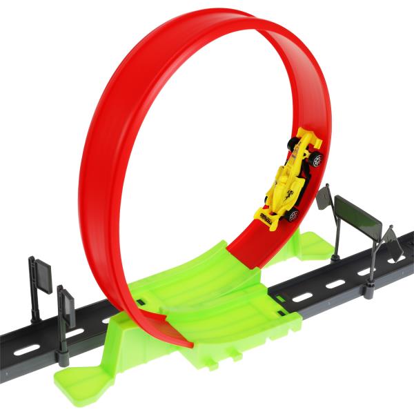 Автотрек с катапультой, динозавр, кор.52*31,7*6,9см ТЕХНОДРАЙВ в кор.2*12шт