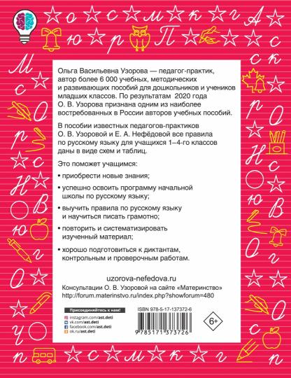 Все правила русского языка в схемах и таблицах. Для начальной школы