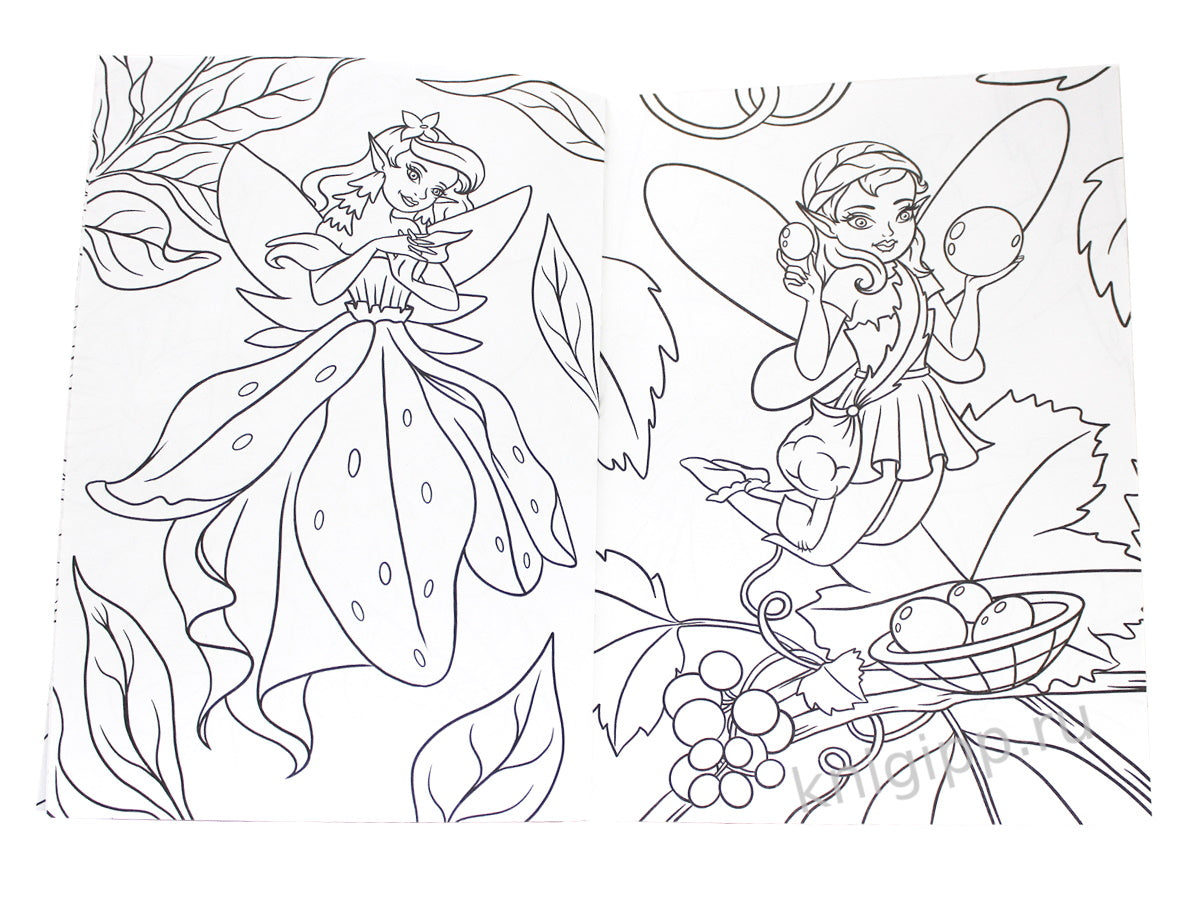 МОЯ РАСКРАСКА А4 чёрная. ВОЛШЕБНАЯ СТРАНА