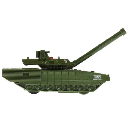 Модель металл АРМАТА ТАНК Т-14 12 см, вращается башня, инерция, зелен, кор. Технопарк в кор.2*24шт