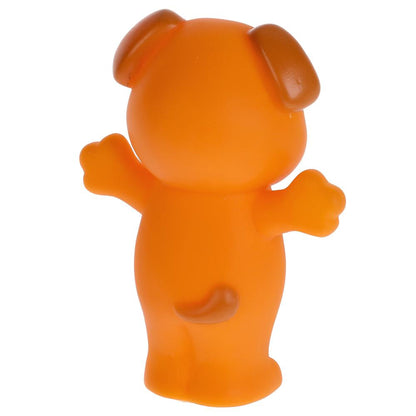 Игрушка для ванны собачка 9 см, в сетке, КАПИТОШКА в кор.2*240шт