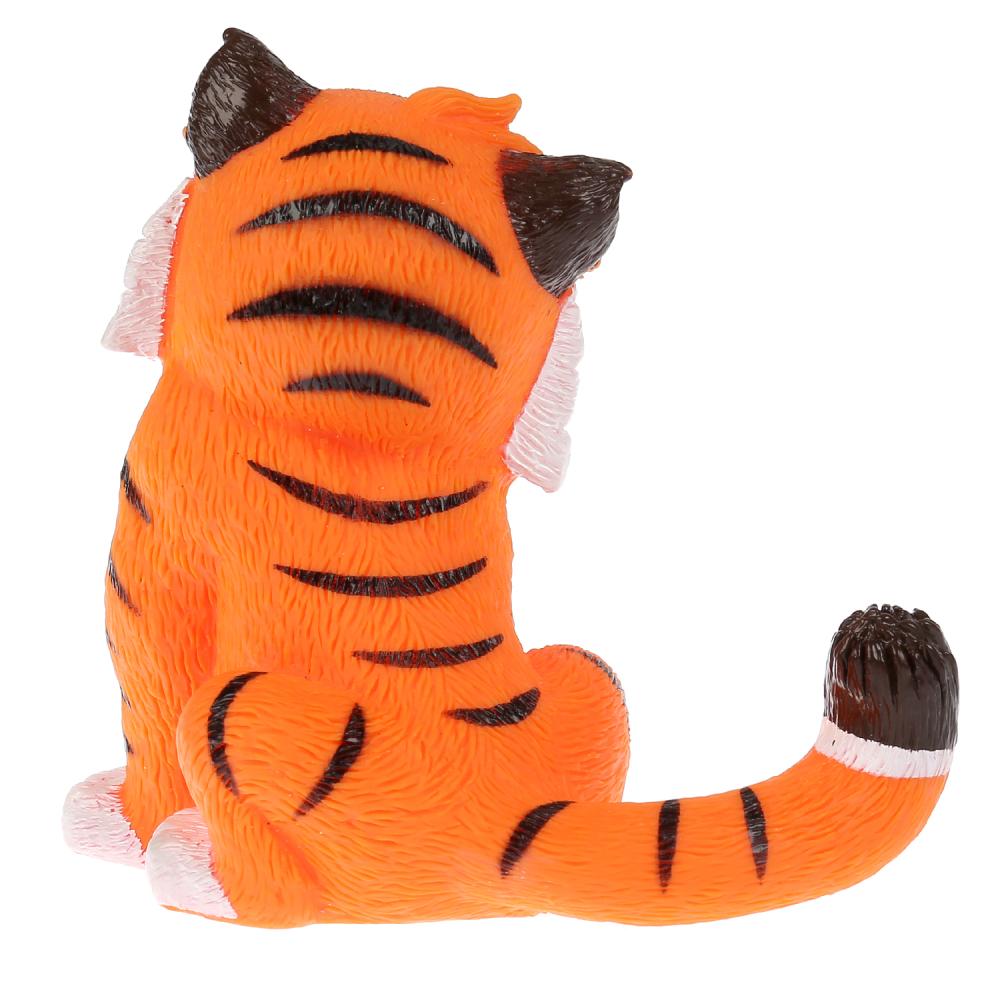 ИГРУШКА ПЛАСТИЗОЛЬ ДЛЯ ВАННЫ "Капитошка" Лео и Тиг, Тиг в сетке (русс. уп.) в кор.50шт