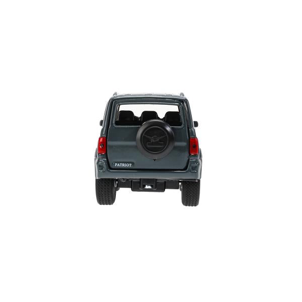 Машина металл UAZ patriot, 12 см, дв., багаж., инерц., серый, кор. Технопарк в кор.2*24шт