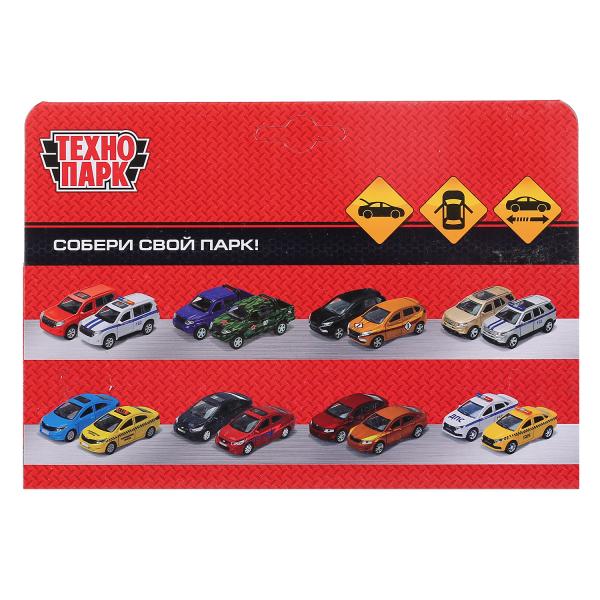 Технопарк. Модель "Mitsubishi L200 Pickup" матовый серый 13см, металл двери, багаж арт.L200-12FIL-GY