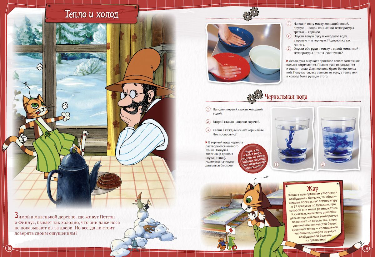 Петсон и Финдус. Эксперименты