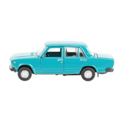 Машина металл LADA ваз-2105 1997 12 cm, двери, багаж, инерц., кор. технопарк Технопарк в кор.2*36шт