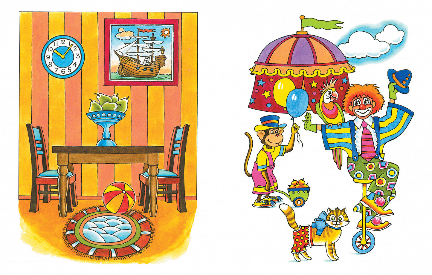 Запомни картинки (3-4 года)