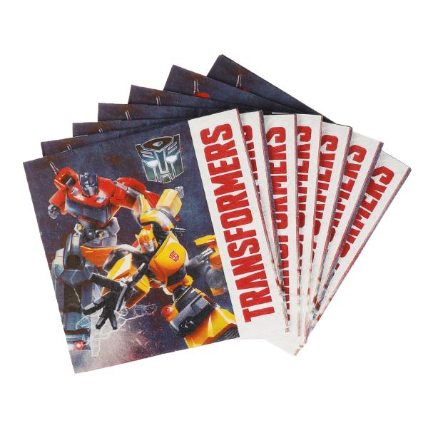 Салфетки бумажные Трансформеры 33*33 см, 20 листов в упаковке ИГРАЕМ ВМЕСТЕ в кор.30шт