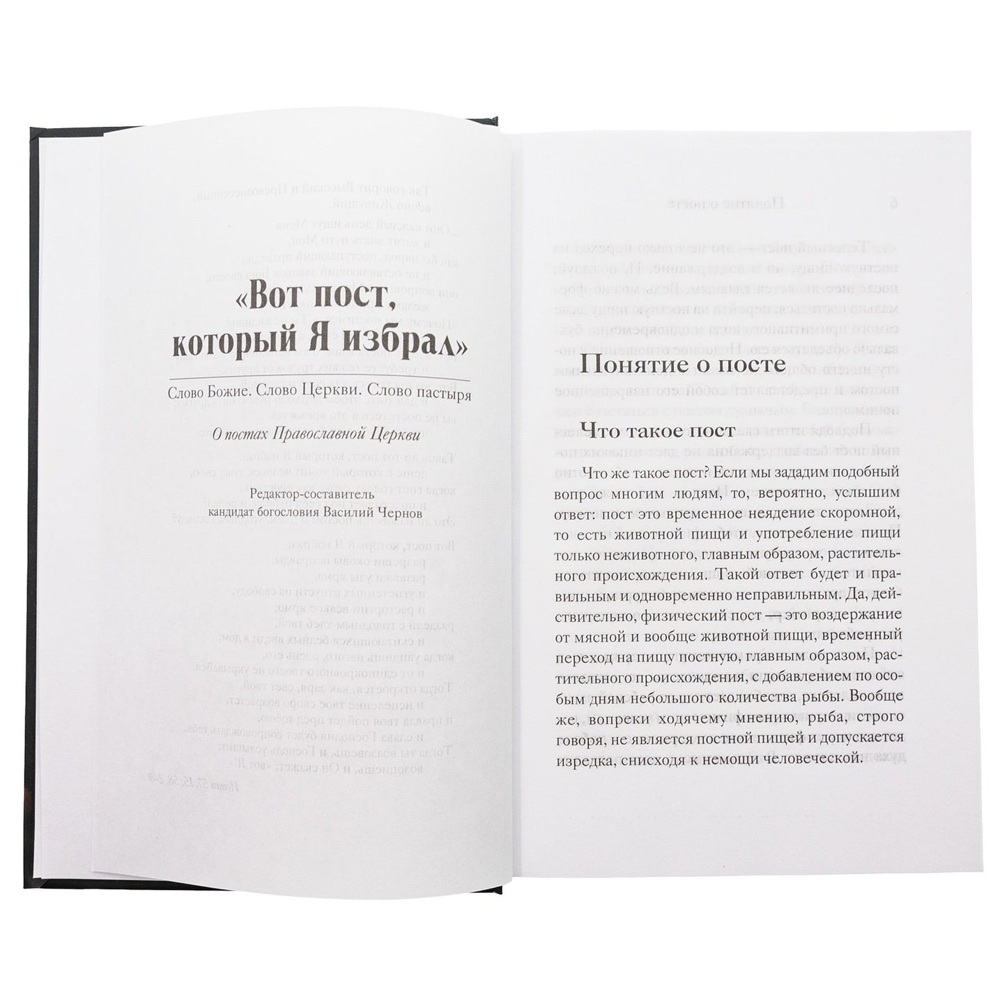 Вот пост, который Я избрал. Слово Божие. Слово Церкви. Слово пастыря. О постах православной Церкви