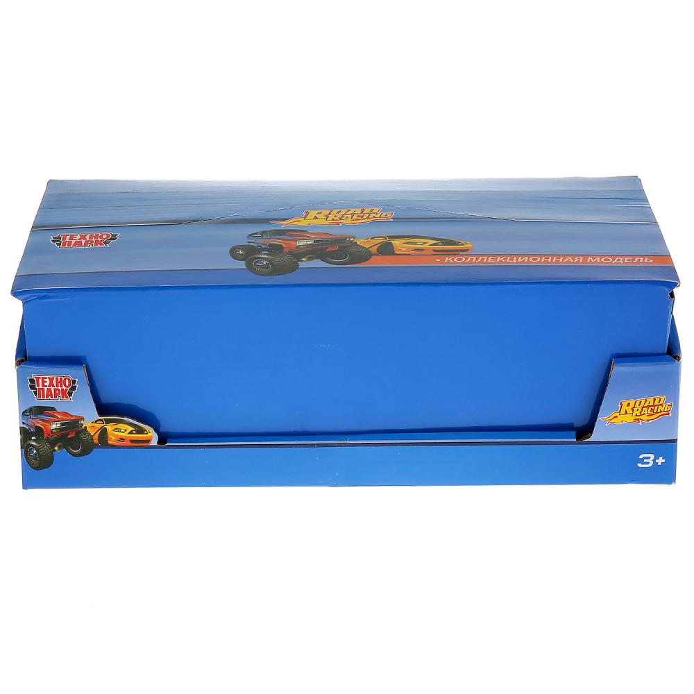 ТМ Технопарк. Машина металл "РОАД РЭЙСИНГ", длина 7,5 см, В АССОРТ, В ДИСПЛЕЕ. УП-24ШТ в кор.2*12уп