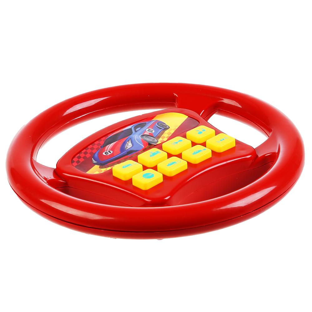 РУЛЬ ЭЛЕКТРОННЫЙ "ИГРАЕМ ВМЕСТЕ" НА БАТ., СО ЗВУКОМ, РУССИФИЦ. 1899 В ПАК. (РУСС. УП.) в кор.2*36шт