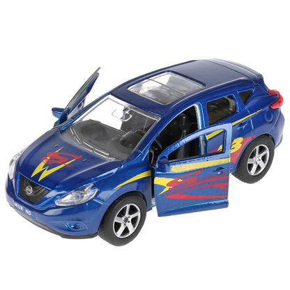 Машина металл Nissan Murano 12см, открыв.двери и багажник, инерц. в кор. Технопарк в кор.2*24шт
