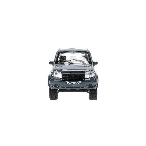 Машина металл UAZ patriot, 12 см, дв., багаж., инерц., серый, кор. Технопарк в кор.2*24шт