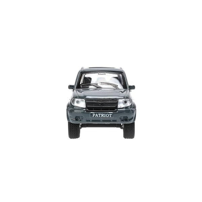 Машина металл UAZ patriot, 12 см, дв., багаж., инерц., серый, кор. Технопарк в кор.2*24шт