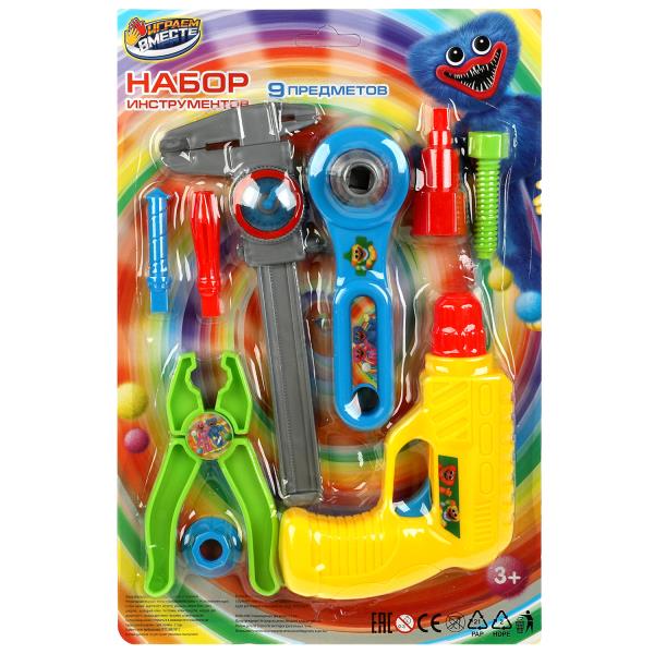 Набор инструментов блист.21*31*4см ИГРАЕМ ВМЕСТЕ в кор.2*72шт
