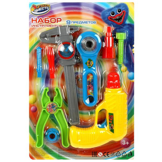 Набор инструментов блист.21*31*4см ИГРАЕМ ВМЕСТЕ в кор.2*72шт