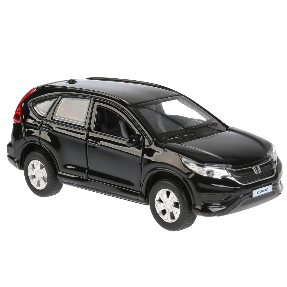 CR-V-BK 272458 Машина металл HONDA CR-V длина 12 см, двери, багаж, инерц, черный, кор. Технопарк в к