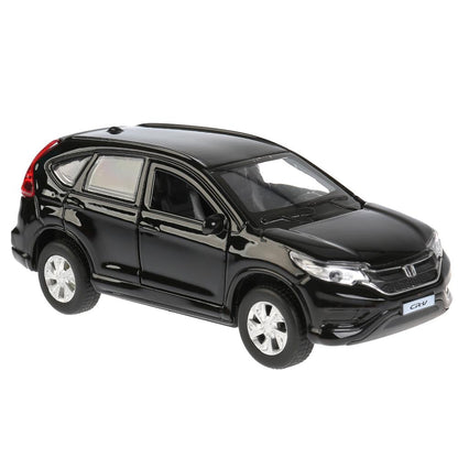 CR-V-BK 272458 Машина металл HONDA CR-V длина 12 см, двери, багаж, инерц, черный, кор. Технопарк в к