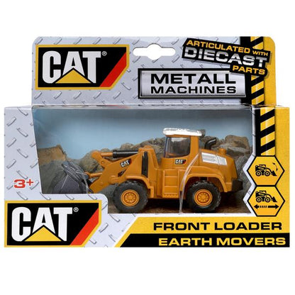 Модель металл ПОГРУЗЧИК лицензия cat 12,5см инерц., подв.дет. - в кор.2*72шт