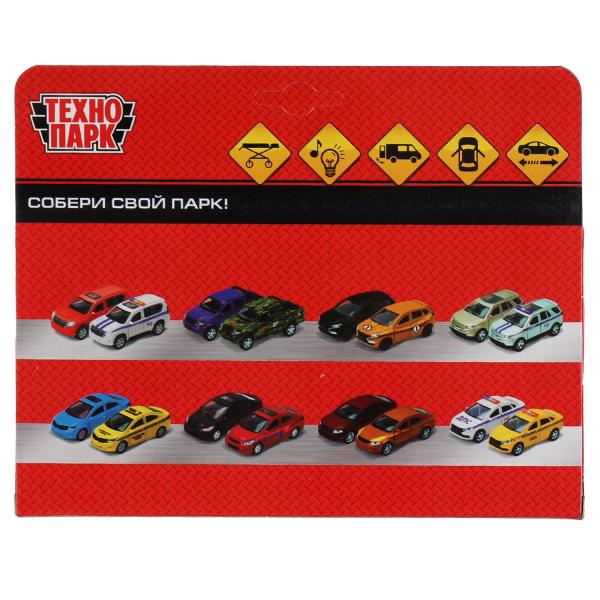 Машина металл свет-звук RENAULT master СКОРАЯ 14см, двер, тел, ин., бел,кор. Технопарк в кор.2*32шт