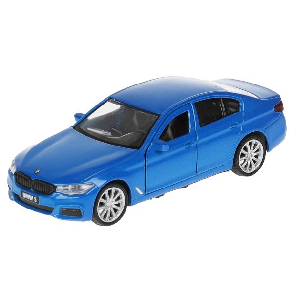 Машина металл BMW 5-ER SEDAN M-SPORT 12 см, двери, багаж, син, кор. Технопарк в кор.2*36шт
