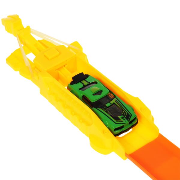 Автотрек с катапультой, крокодил, кор.36*25*9,5см ТЕХНОДРАЙВ в кор.36шт