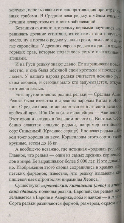 Редька. Мифы и реальность