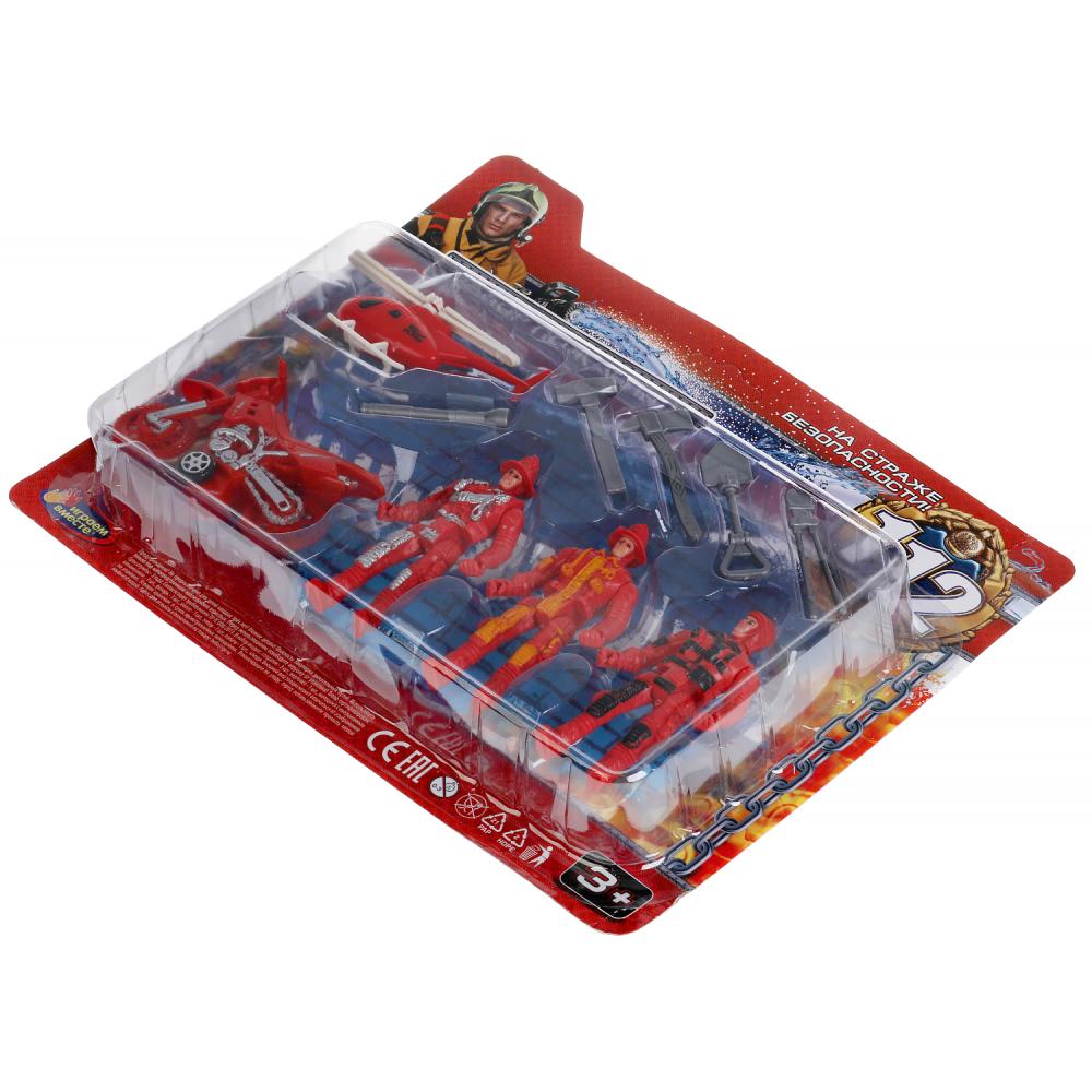 Набор солдатиков пожарные с техн.блист.28,5*24,2*3см ИГРАЕМ ВМЕСТЕ в кор.2*72шт