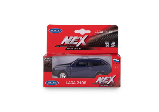 Welly. Машинка 1:38 "LADA 2108" пруж. мех., синий арт.42377W