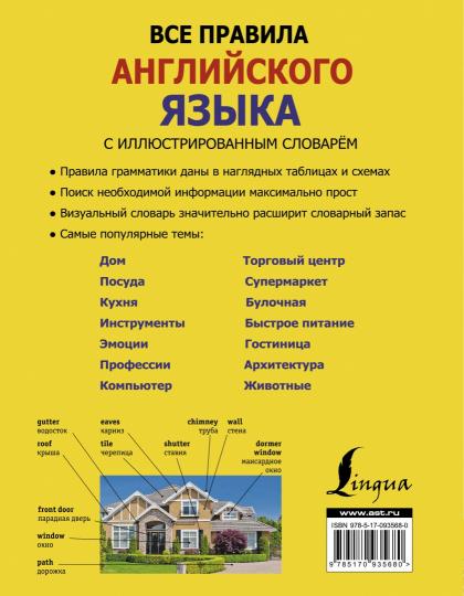 Все правила английского языка с иллюстрированным словарем