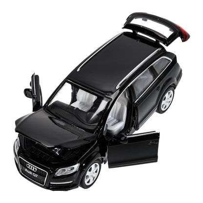 Машина металл свет-звук AUDI Q7, 15,4 см, двери, капот, багажник, инерция Технопарк в кор.2*24шт
