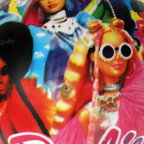 Мяч пвх 23 см БАРБИ полноцвет, в сетке ИГРАЕМ ВМЕСТЕ в кор.144шт