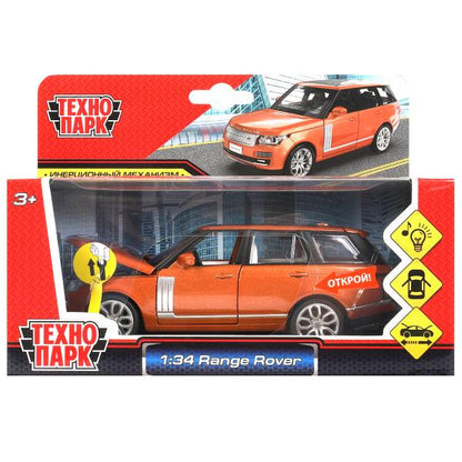 Машина металл свет-звук range rover, 14,7 см, двери, капот, инерция Технопарк в кор.2*24шт