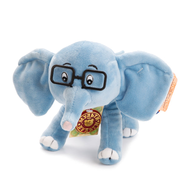 МЯГКАЯ ИГРУШКА "МУЛЬТИ-ПУЛЬТИ" 38 ПОПУГАЕВ. СЛОНЕНОК 20СМ, ОЗВУЧ. РУСС. ЧИП В ПАК. в кор.24шт