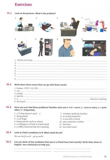 English Vocabulary in Use Elementary Book with answers. 3 Edition