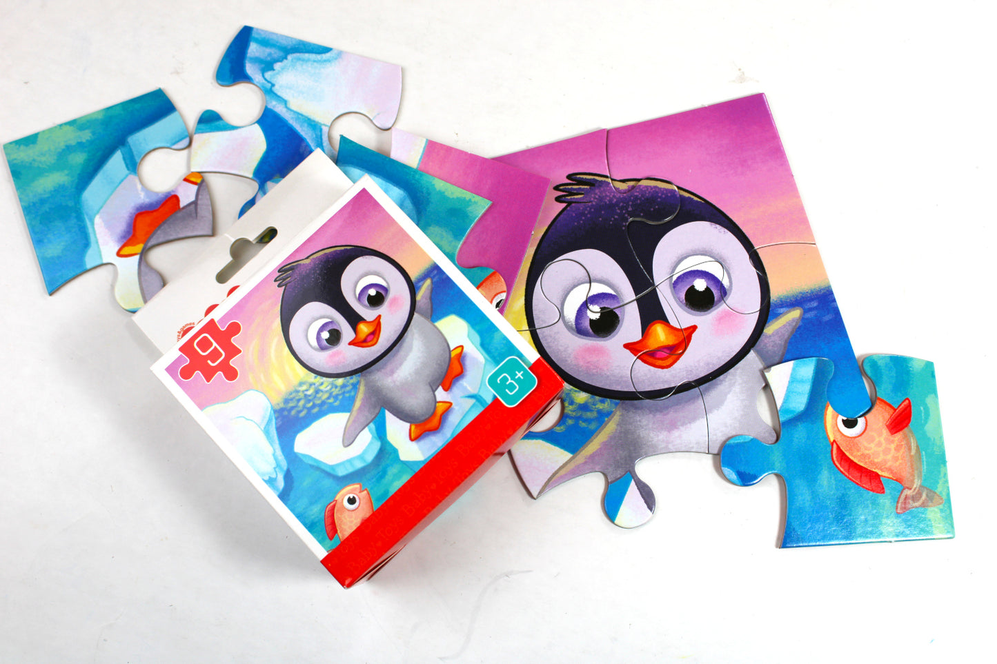 Пазл First Puzzle "Пингвиненок" (9 эл) Baby Toys